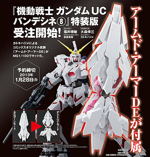 1/100 Armed Armor DE, Kidou Senshi Gundam UC Bande Dessinée, Bandai, Accessories, 1/100